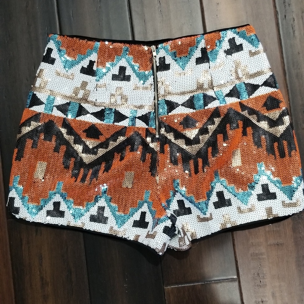 Sequin shorts